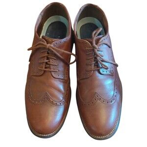 Cole Haan Original Grand Wingtip Oxford Woodbury Java, Men’s 10 1/2 C27806 brown